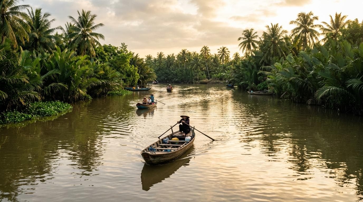 Hành lang sông Mekong kết nối giao thương Việt Nam - Campuchia